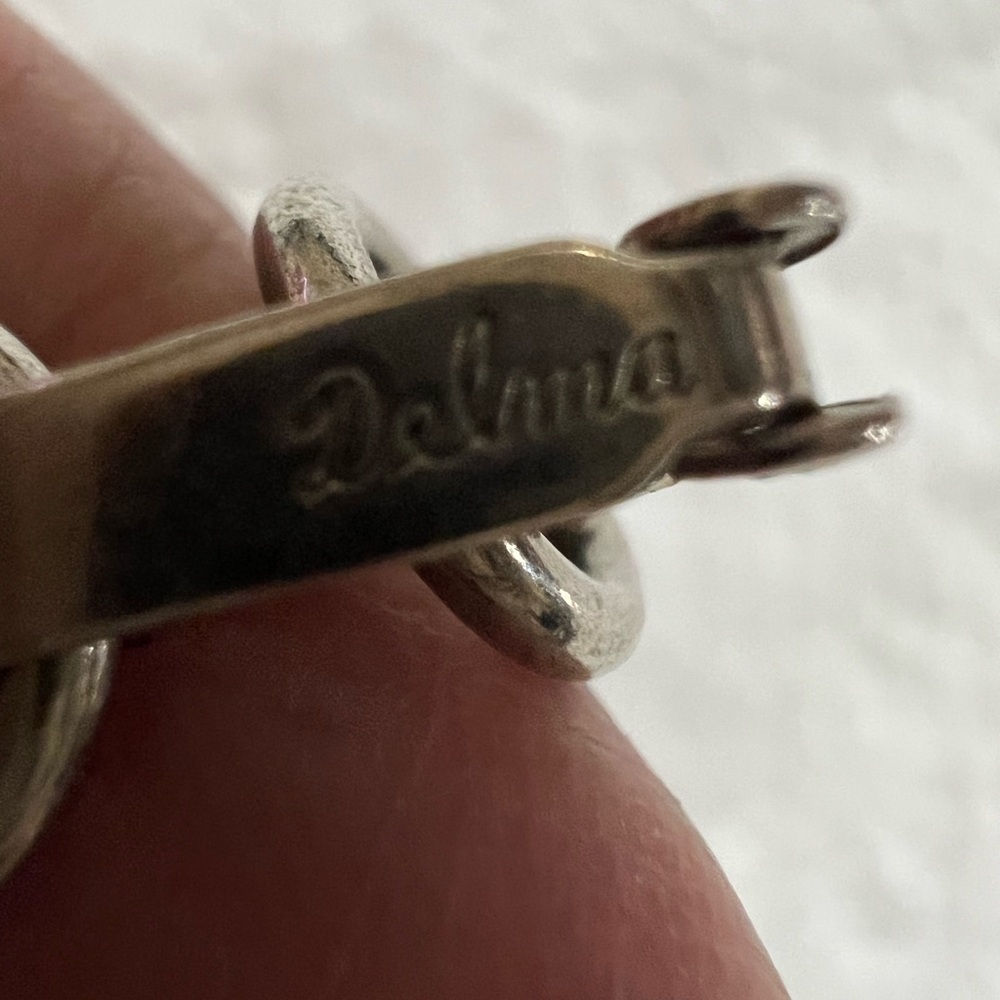 Vintage Delma Charms Silver Bracelet View 2